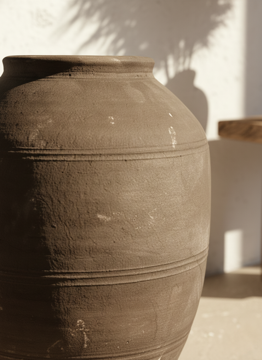 Toprak Amphora Çömlek