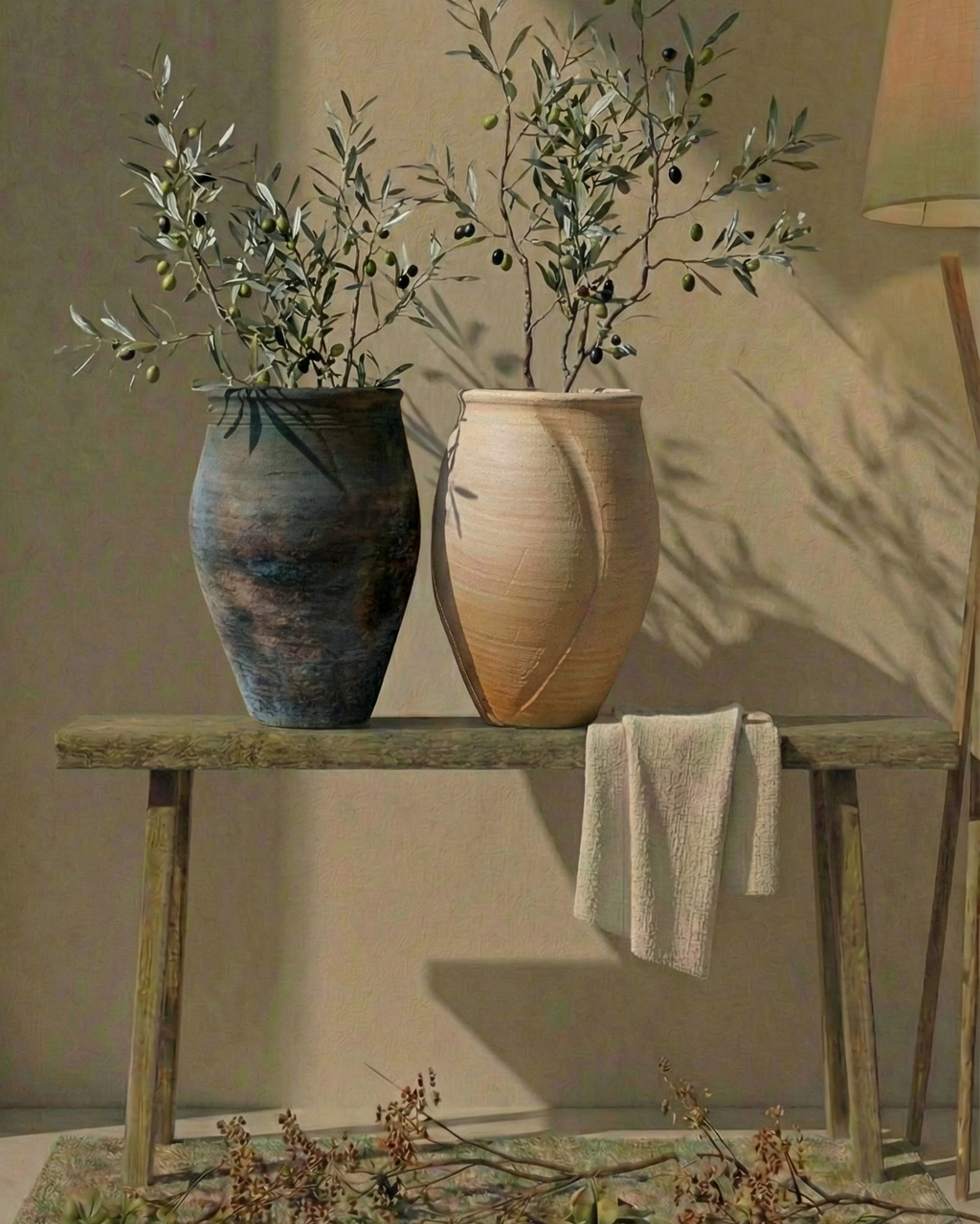 Gövde Vazo Çömlek