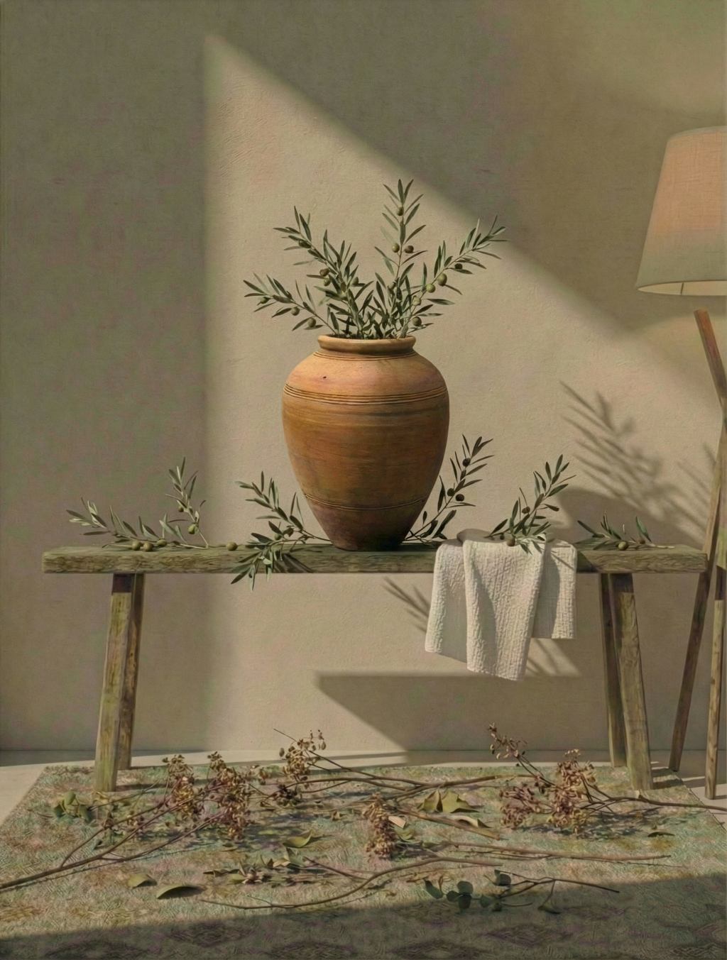 Gövde Amphora Çömlek