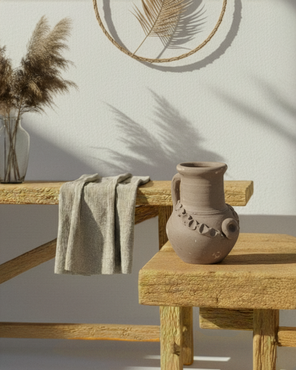 Desenli Küçük Çömlek