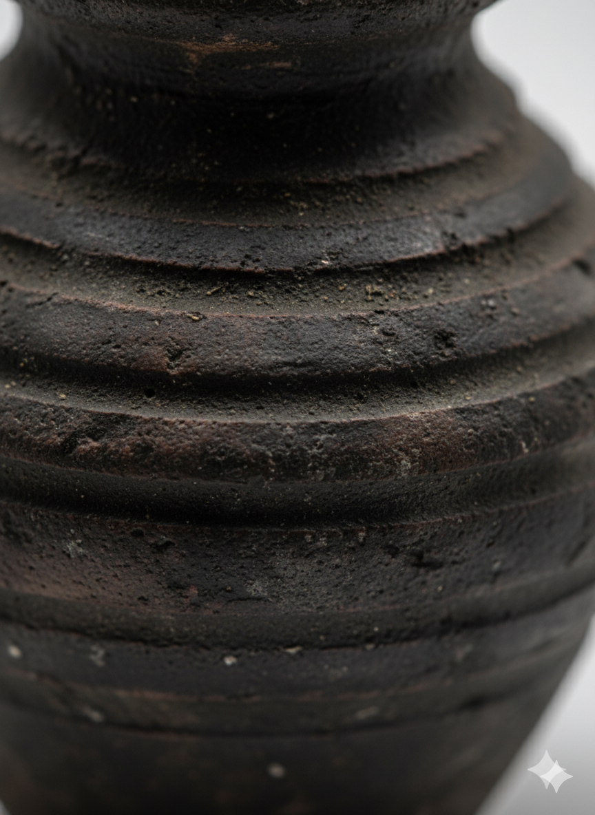 Doğal Karartma Vazo Çömlek