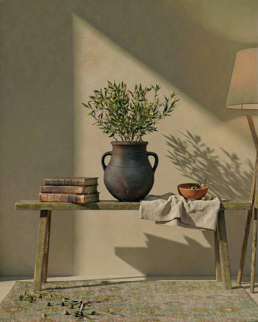 Karartmalı Geniş Kulplu Çömlek