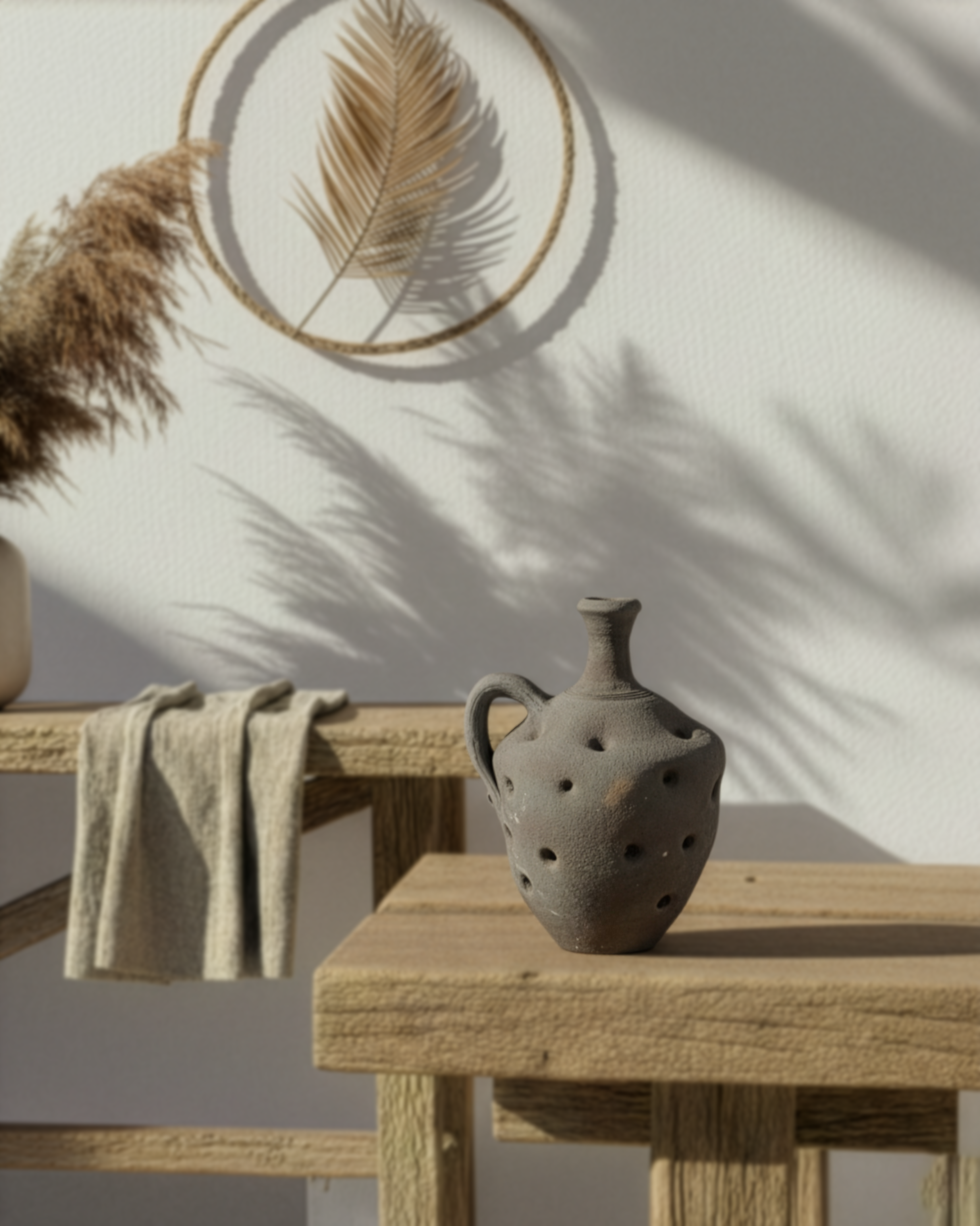 Kavisli Çömlek Vazo